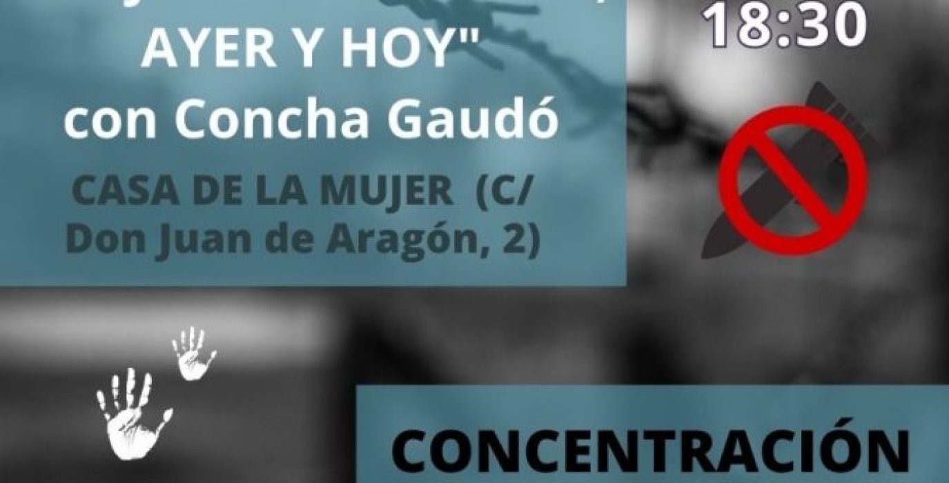 Cartel de los actos de la COF en Zaragoza.