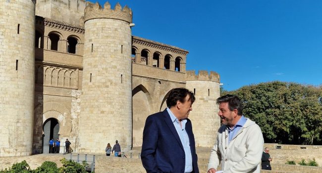 Valero Aguayos y Tomás Guitarte | Foto: Aragón Existe