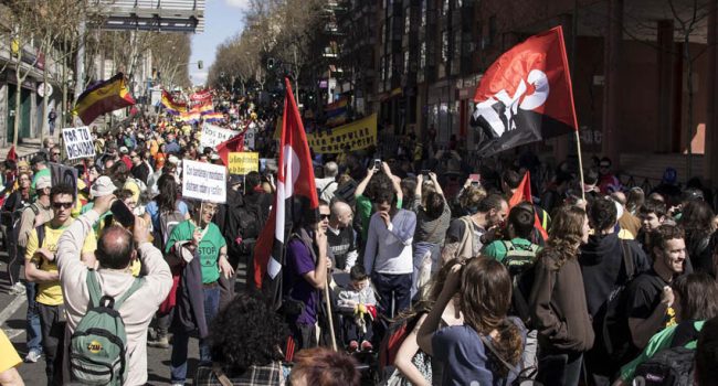 Marchas por la Dignidad en Madrid. Foto: AraInfo (Archivo)