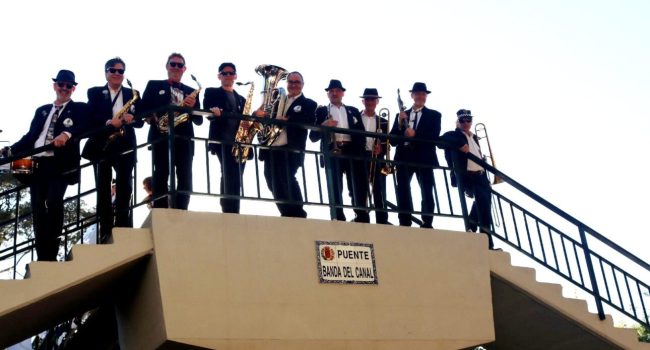 La Banda del Canal en el puente que lleva su nombre | Foto: Joaquín Salvador