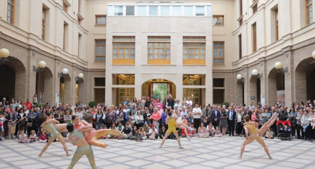 Celebraciones por el Día de Aragón en los patios del Pignatelli | Foto: DGA