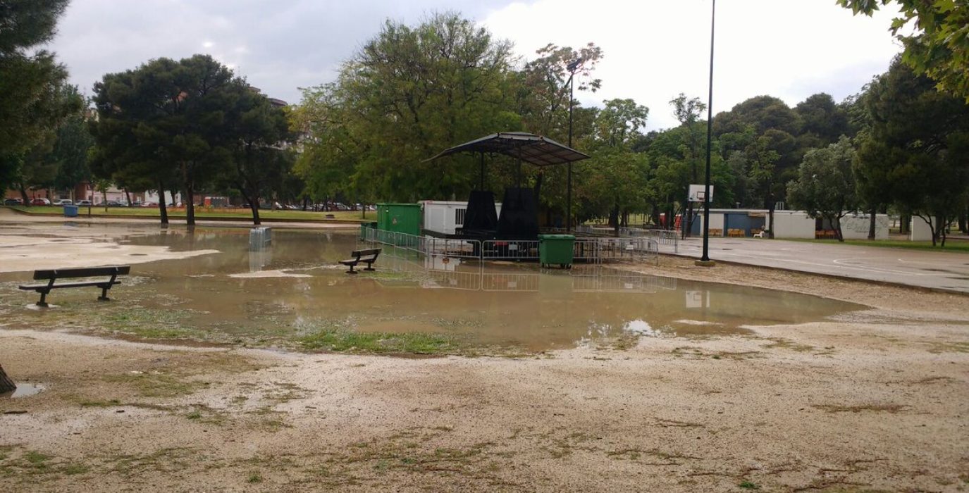 El consejero Alberto Cubero ha publicado esta foto del estado del parque Tío Jorge, en las redes sociales.