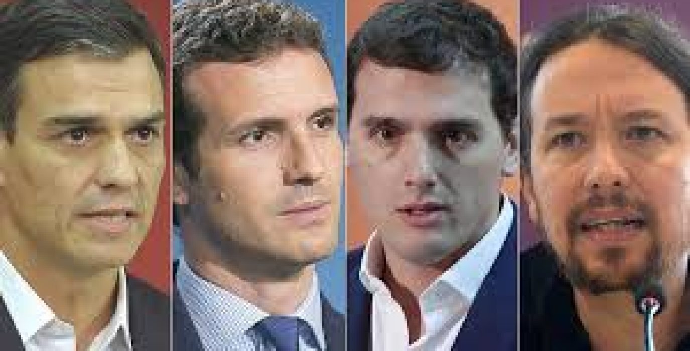 Sánchez, Casado, Rivera e Iglesias.