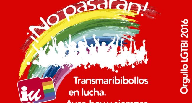 Imagen difundida por IU con motivo del 28J.