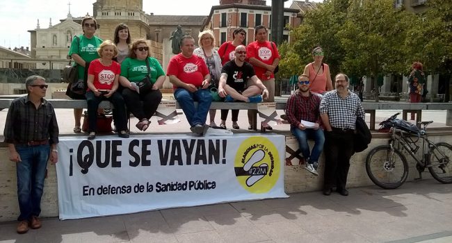Presentación de las movilizaciones del 28M en Aragón de las Marchas de la Dignidad.