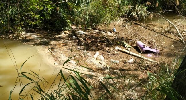 Así estaba el tramo final del recorrido de la Bajada del Canal | Foto: El Cantero