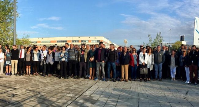 Las 47 personas encausadas a su llegada a la AN- Foto: @47akHerrian