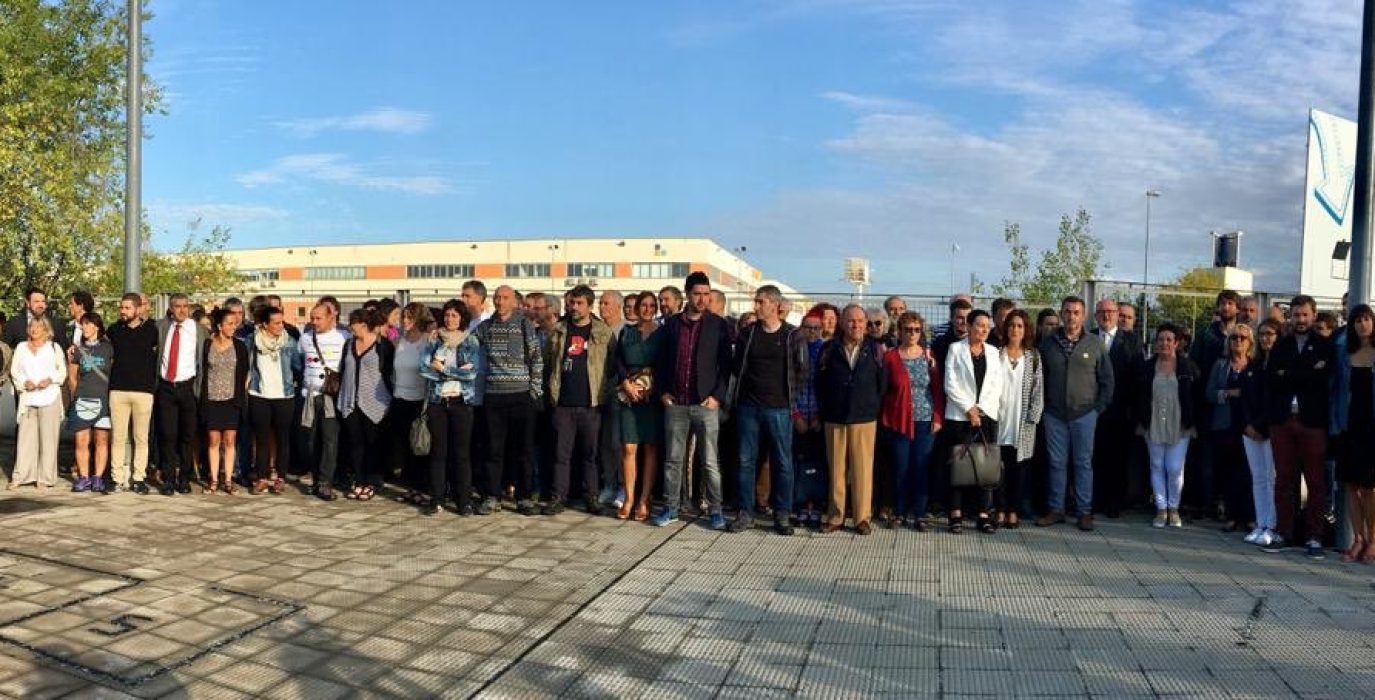 Las 47 personas encausadas a su llegada a la AN- Foto: @47akHerrian