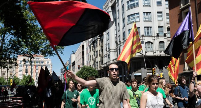 Las y los estudiantes de Bellas Artes se concentrarán este viernes en Zaragoza. Foto: Pablo Ibañez (AraInfo)