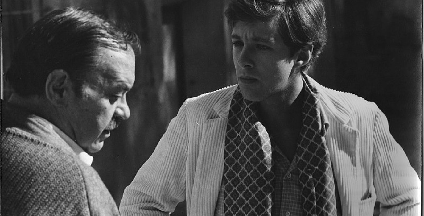 Camardiel a la izquierda y Alain Delon a la derecha