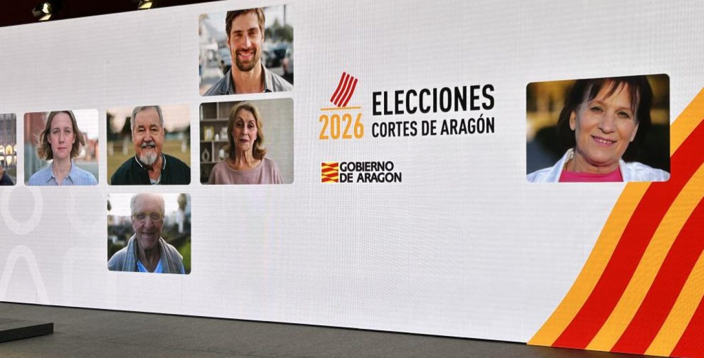 Sala de prensa del Palacio de Congresos de Zaragoza | Foto: DGA