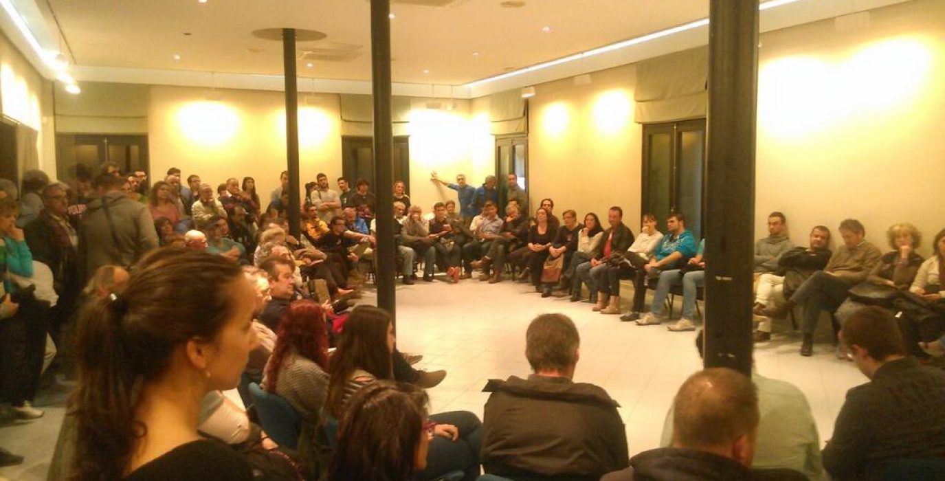 Imagen de la primera asamblea de Somo Zuera. Foto: @SomosZuera