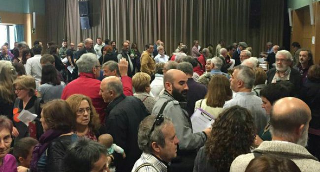 Votaciones en Zaragoza. Foto: @AhoraEnComunARA