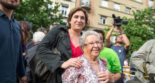 Ada Colau. Foto: Álvaro Minguito (Diagonal)