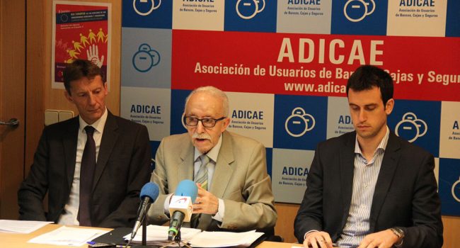 Rueda de prensa de ADICAE.