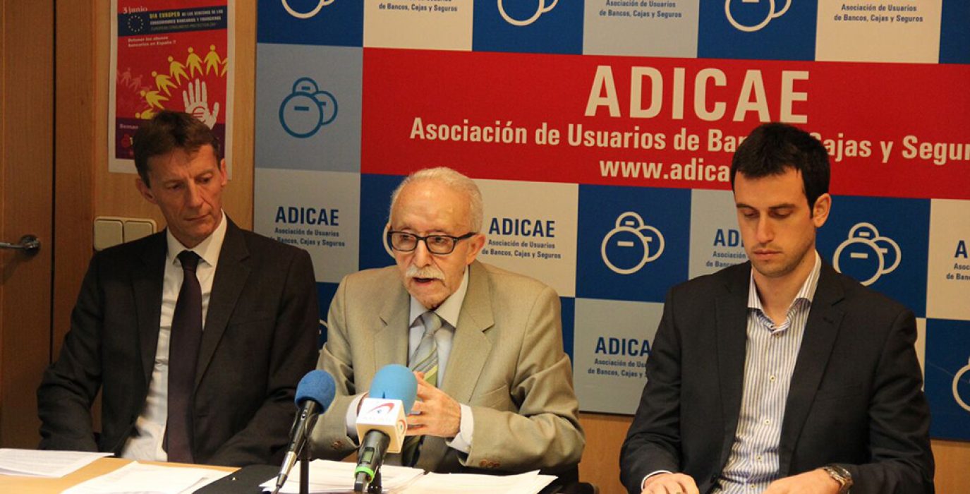 Rueda de prensa de ADICAE.