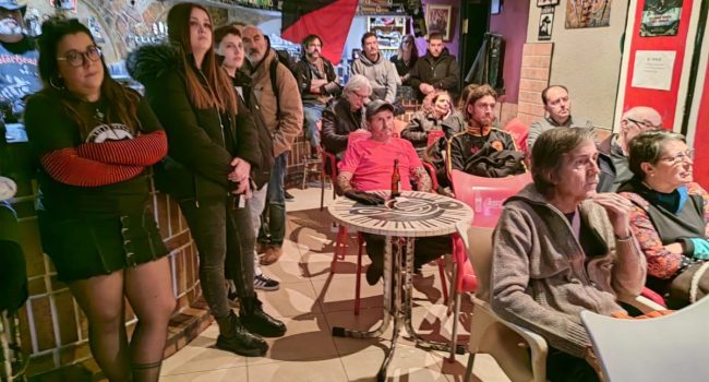 Proyección del documental "España Una, Portugal Cero: memorias de un prisionero de guerra", este sábado en la Taberna Libertaria Kañamón | Foto: Alto Jalón