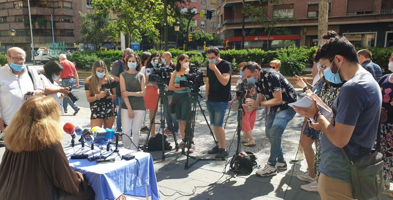 APA Convocatoria de prensa en Zaragoza de Fasamet y Cesm Aragón