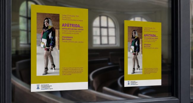 APÁTRIDA Maria Galindo Sala Pilar Sinues Paraninfo de la Universidad de Zaragoza