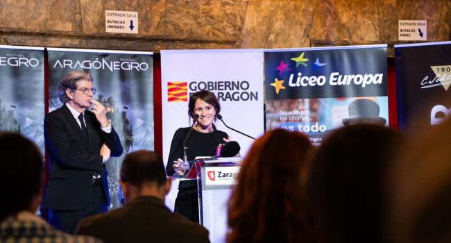 Presentación de la XIII edición del Festival Aragón Negro | Foto: Rubén Cacho