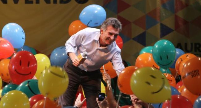 Mauricio Macri en una foto de su Flickr.