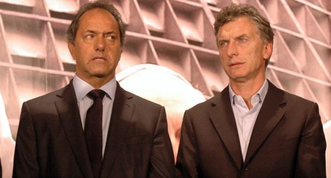 ARGENTINA Scioli y Macri