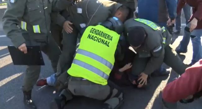 Imagen del vídeo difundido.