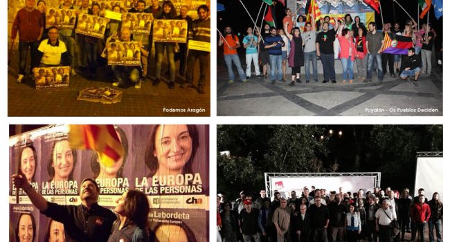 Diversos actos dieron comienzo a la campaña electoral para las elecciones europeas del próximo 25 de mayo.