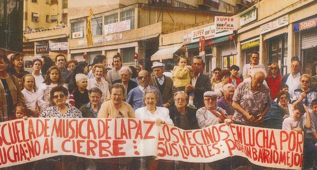 Imagen de archivo de una de las movilizaciones históricas de la AV La Paz.