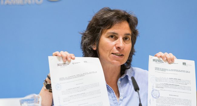 Luisa Broto en una imagen de archivo. Foto: Miguel Gracia García (AZ)