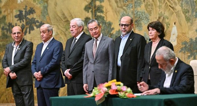 Acuerdo histórico en China de las facciones palestinas: “La unidad como camino a seguir en la solidaridad global”