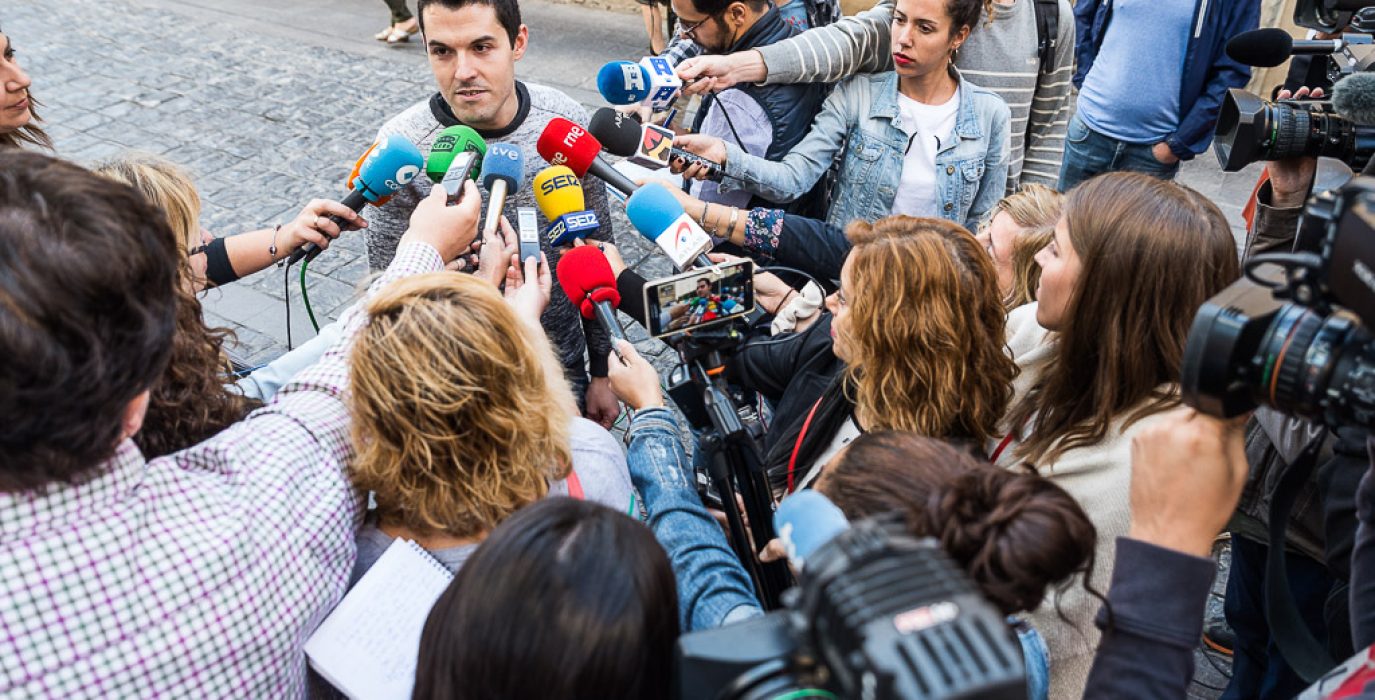 El alcalde de La Muela por CHA, Adrián Tello, Foto: Pablo Ibáñez (AraInfo)