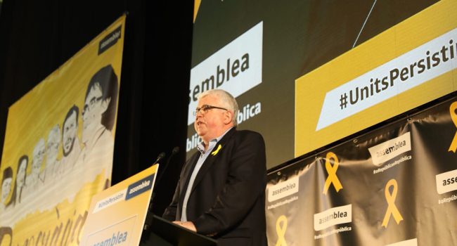 Alcoberro durante la Asamblea de la ANC. Foto: ANC
