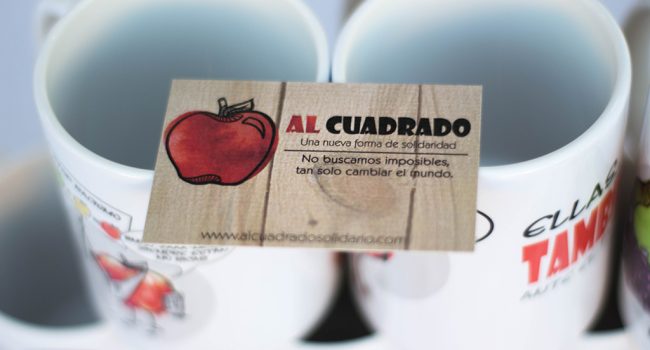 "No buscamos imposibles, tan solo cambiar el mundo". Foto: Al Cuadrado Solidario