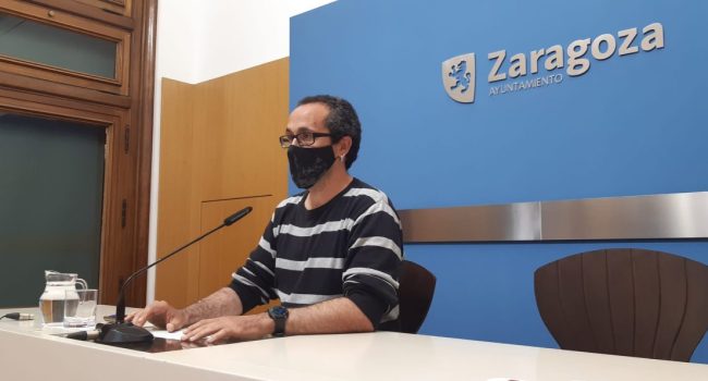 El concejal Alberto Cubero durante la rueda de prensa de este lunes. Foto: ZeC