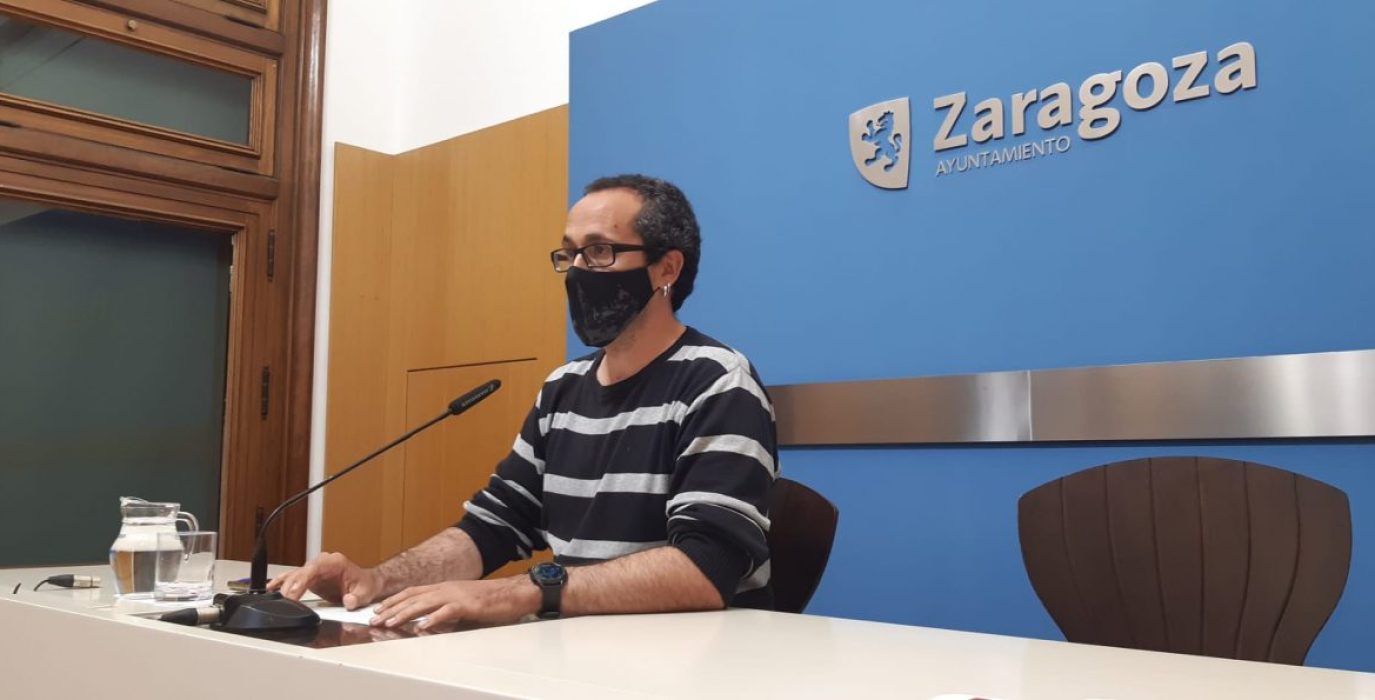El concejal Alberto Cubero durante la rueda de prensa de este lunes. Foto: ZeC