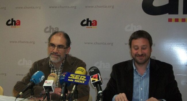 Alberto Esteban (a la izquierda) junto a José Luis Soro.