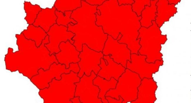 Las 33 comarcas aragonesas en alerta roja por peligro de incendios forestales