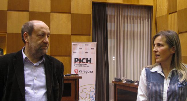 José Manuel Alonso y Ana Sanromán durante el Consejo