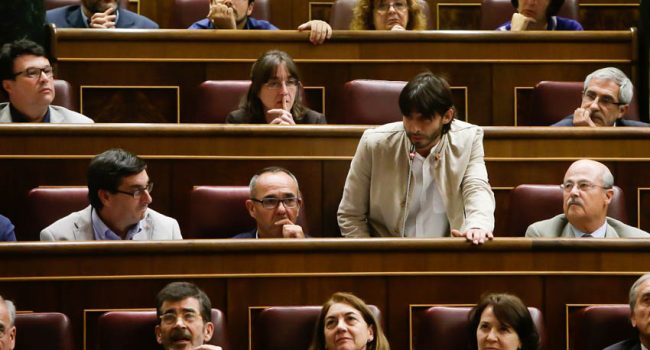 Álvaro Sanz en una imagen de archivo en el Congreso español.
