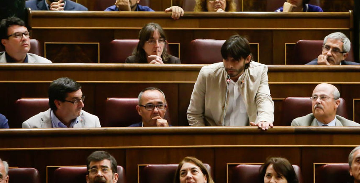 Álvaro Sanz en una imagen de archivo en el Congreso español.