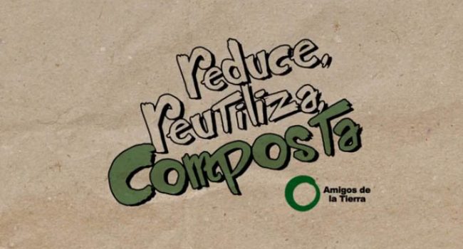Fotograma del vídeo lanzado por la organización ecologista para explicar el alcance del compostaje.