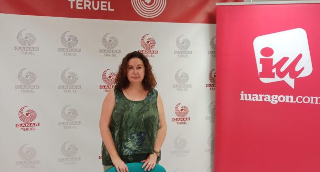 Anabel Gimeno, Portavoz Ganar Teruel Ayuntamiento.