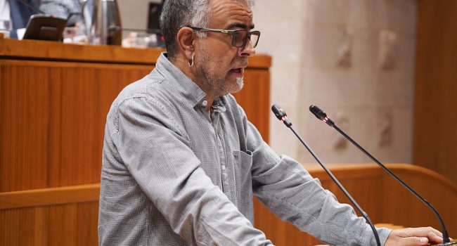 Andoni Corrales, portavoz de Podemos Aragón.