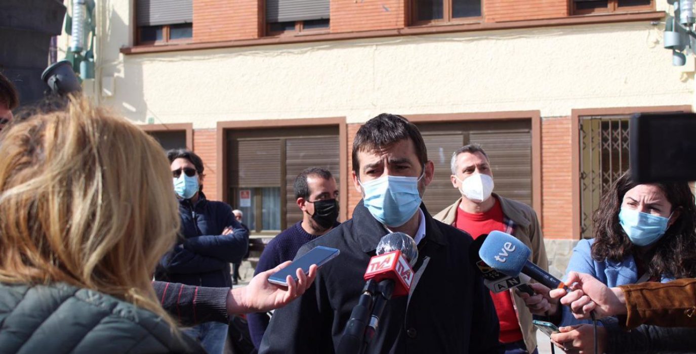 Álvaro Sanz en Andorra. Foto: IU Aragón.