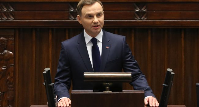 Andrzej Duda, presidente de la República de Polonia.