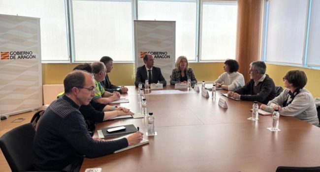 Reunión en el Departamento de Sanidad del Gobierno de Aragón | Foto: DGA