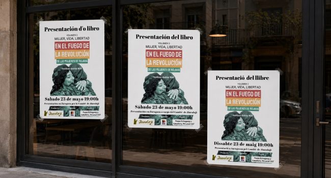 Apoyo Mutuo Aragón presenta en Zaragoza el libro “Mujer, vida y libertad. En el fuego de la revolución”