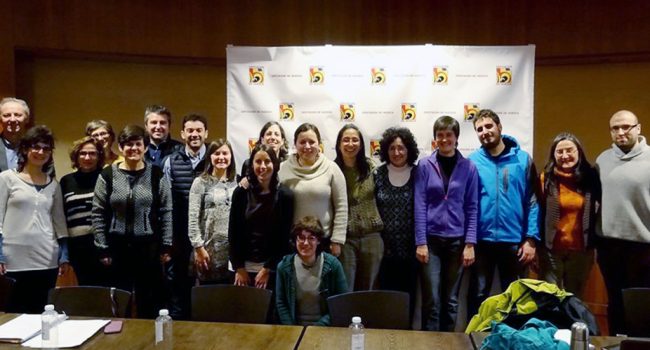 Presentación del proyecto “Dinamización de iniciativas alimentarias locales y sostenibles en el Pirineo y Somontano Aragonés" en 2017.