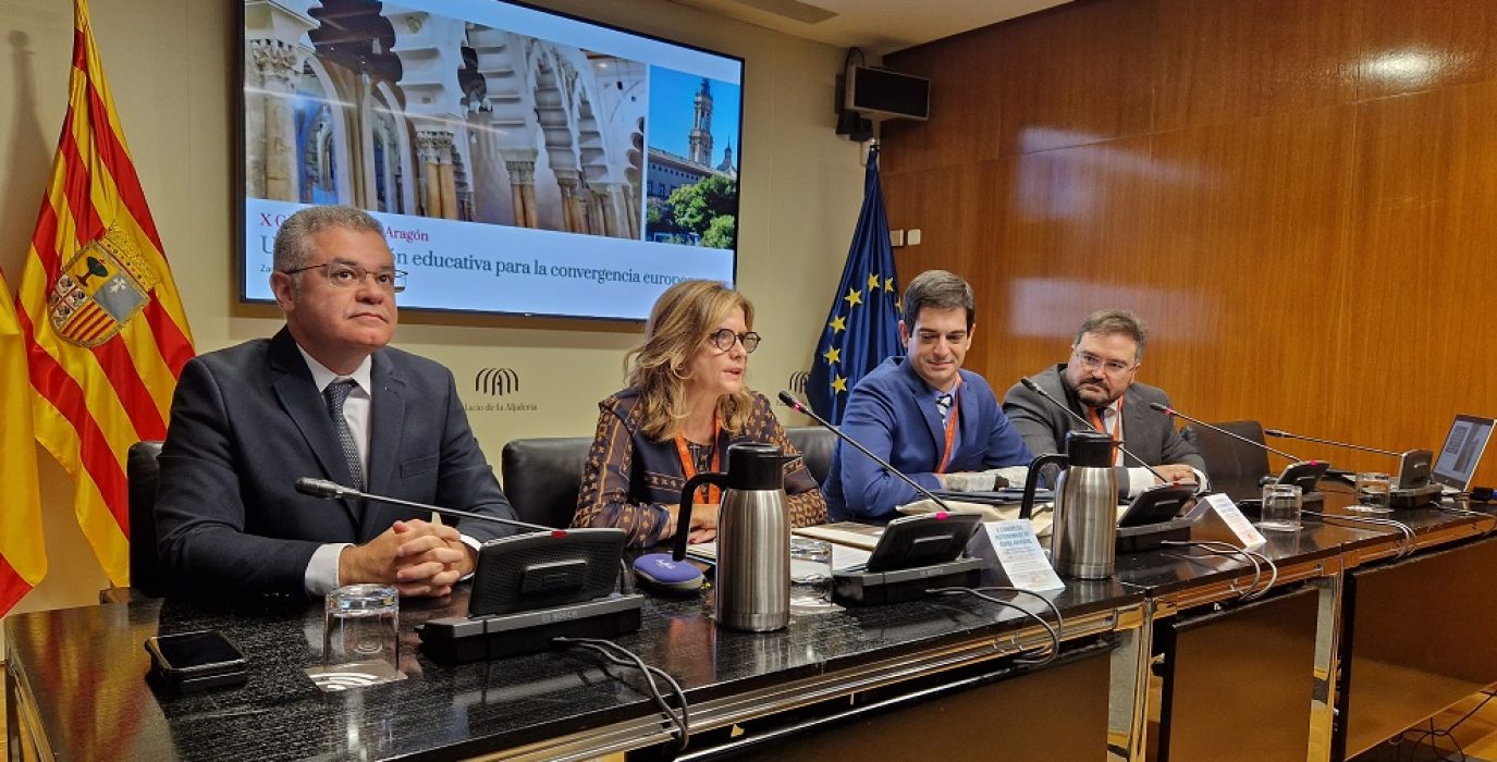 (Archivo) La directora general de Política Educativa del Gobierno de Aragón, Ana Moracho, en la apertura del X Congreso de Inspección Educativa | Foto: DGA